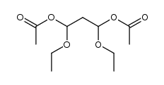 1,3-diacetoxy-1,3-diethoxypropane Structure