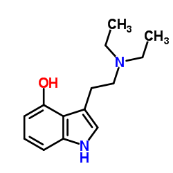 4-Hydroxy-N,N-diethyltryptamine Structure