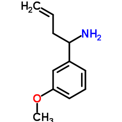 1-(3-Methoxyphenyl)-3-buten-1-amine结构式