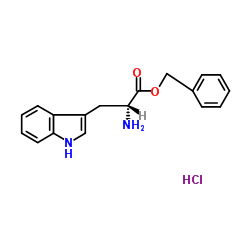 H-D-Trp-Obzl.HCl Structure