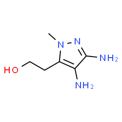 1H-Pyrazole-5-ethanol,3,4-diamino-1-methyl- structure