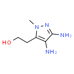 1H-Pyrazole-5-ethanol,3,4-diamino-1-methyl- Structure