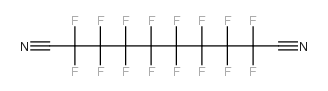 Perfluorosebaconitrile structure