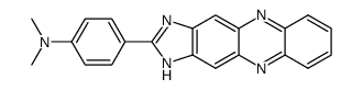 4-(1H-imidazo[4,5-b]phenazin-2-yl)-N,N-dimethyl-aniline结构式