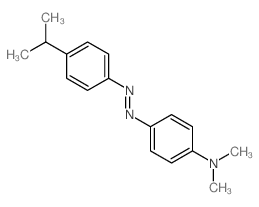 Benzenamine,N,N-dimethyl-4-[2-[4-(1-methylethyl)phenyl]diazenyl]-结构式
