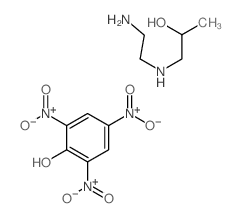 1-(2-aminoethylamino)propan-2-ol; 2,4,6-trinitrophenol结构式