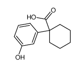 1-(3-Hydroxyphenyl)-1-cyclohexanecarboxylic Acid Structure
