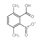 Benzoic acid,3,6-dimethyl-2-nitro-结构式