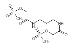 Acetamide,N,N'-1,3-propanediylbis[2-[(methylsulfonyl)oxy]-结构式