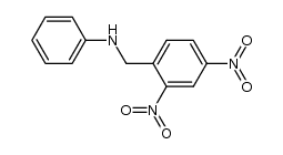 N-(2,4-dinitro-benzyl)-aniline Structure