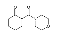 2-(morpholine-4-carbonyl)cyclohexan-1-one Structure