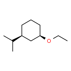 Cyclohexane, 1-ethoxy-3-(1-methylethyl)-, (1R,3S)-rel- (9CI) Structure
