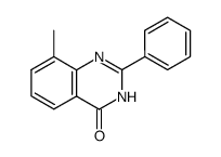 8-Methyl-2-phenyl-3H-quinazolin-4-one结构式