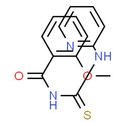 2-methoxy-N-[(2-pyridinylamino)carbonothioyl]benzamide structure