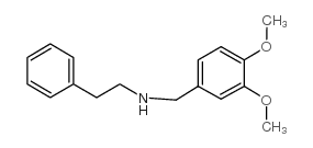 N-[(3,4-dimethoxyphenyl)methyl]-2-phenylethanamine结构式