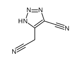 2H-1,2,3-Triazole-4-acetonitrile,5-cyano-(9CI) structure