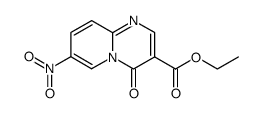 7-nitro-4-oxo-4H-pyrido[1,2-a]pyrimidine-3-carboxylic acid ethyl ester Structure
