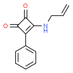 3-Cyclobutene-1,2-dione, 3-phenyl-4-(2-propenylamino)- (9CI)结构式