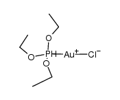 (triethoxy-l5-phosphanyl)gold(II) chloride Structure