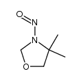 4,4-dimethyl-3-nitroso-oxazolidine Structure