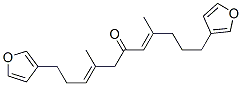 (3E,7E)-1,11-Di(3-furyl)-4,8-dimethyl-3,7-undecadien-6-one结构式