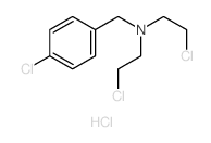 N,N-BIS(2-CHLOROETHYL)-p-CHLOROBENZYL AMINE HYDROCHLORIDE结构式