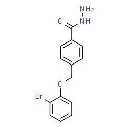 4-[(2-Bromophenoxy)methyl]benzohydrazide structure