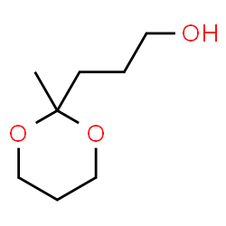 2-Methyl-1,3-dioxane-2-(1-propanol) Structure