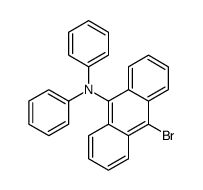 9-Bromo-10-(N,N-diphenylamino)anthracene结构式