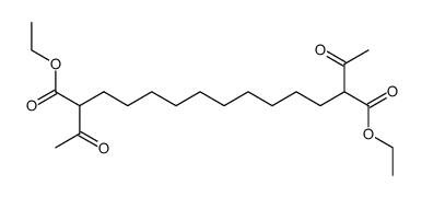 diethyl 2,13-bis(acetyl)-1,14-tetradecanedioate Structure