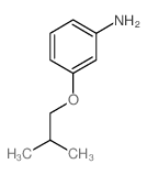 3-(2-methylpropoxy)aniline结构式