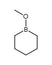 B-methoxyborinane Structure