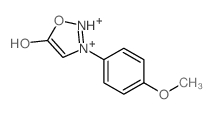 3-(4-methoxyphenyl)-1-oxa-2-aza-3-azoniacyclopent-3-en-5-one Structure