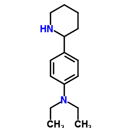 N,N-Diethyl-4-(2-piperidinyl)aniline结构式