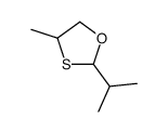 4-methyl-2-propan-2-yl-1,3-oxathiolane Structure