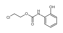 (2-hydroxy-phenyl)-carbamic acid-(2-chloro-ethyl ester)结构式