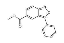 3-phenyl-benzo[c]isoxazole-5-carboxylic acid methyl ester结构式