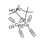 [Co2(CO)6(μ-η(2),η(2)-HOC(CH3)2CCC(CH3)2OH)]结构式