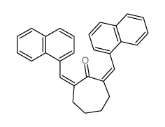 Cycloheptanone, 2,7-bis(1-naphthalenylmethylene)- picture
