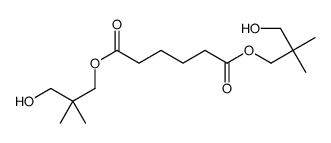 bis(3-hydroxy-2,2-dimethylpropyl) hexanedioate结构式