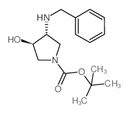 (3R,4R)-3-(苄氨基)-4-羟基吡咯烷-1-羧酸叔丁酯图片