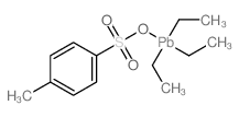 Triethyl lead p-toluenesulphonate structure