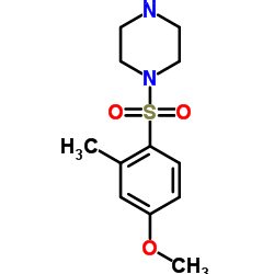 1-[(4-Methoxy-2-methylphenyl)sulfonyl]piperazine Structure