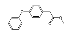 methyl [p-(phenoxy)phenyl]acetate结构式