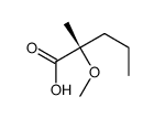 (2S)-2-methoxy-2-methylpentanoic acid结构式