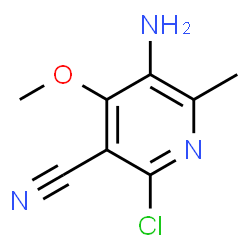 5-AMINO-2-CHLORO-4-METHOXY-6-METHYL-NICOTINONITRILE Structure