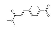 (E)-N,N-dimethyl-3-(4-nitrophenyl)acrylamide Structure