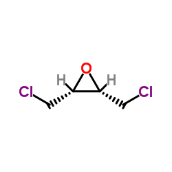 (2S,3R)-2,3-bis(chloromethyl)oxirane Structure