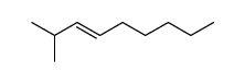 (E)-2-methylnon-3-ene结构式