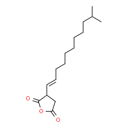 dihydro-3-(isododecenyl)furan-2,5-dione Structure